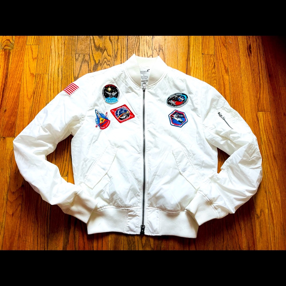 Pac Sun x Buzz Aldrin Nasa Bomber Jacket Size Small